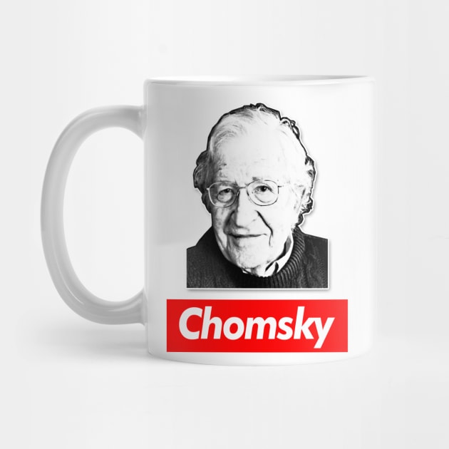 Noam Chomsky Retro 90s Tribute Styled Design by DankFutura